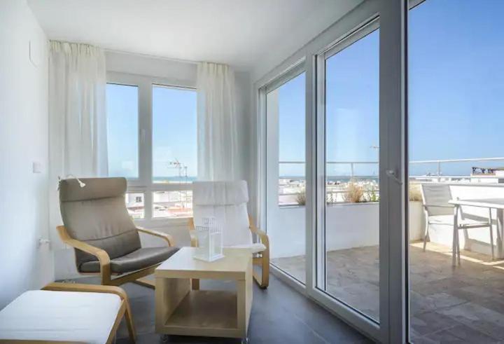 Apartamento Con Terraza Vistas Al Mar. Conil De La Frontera Bagian luar foto