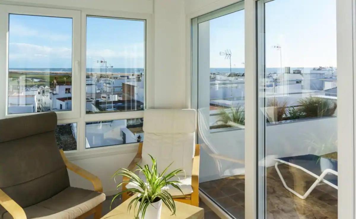 Apartamento Con Terraza Vistas Al Mar. Conil De La Frontera Bagian luar foto